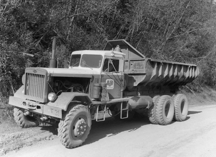 image of old mill truck