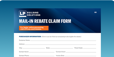 rebate form screenshot