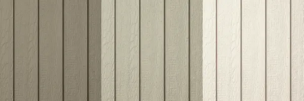 3 different colors of LP® SmartSide® ExpertFinish® Trim & Siding