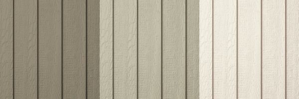 3 different colors of LP® SmartSide® ExpertFinish® Trim & Siding