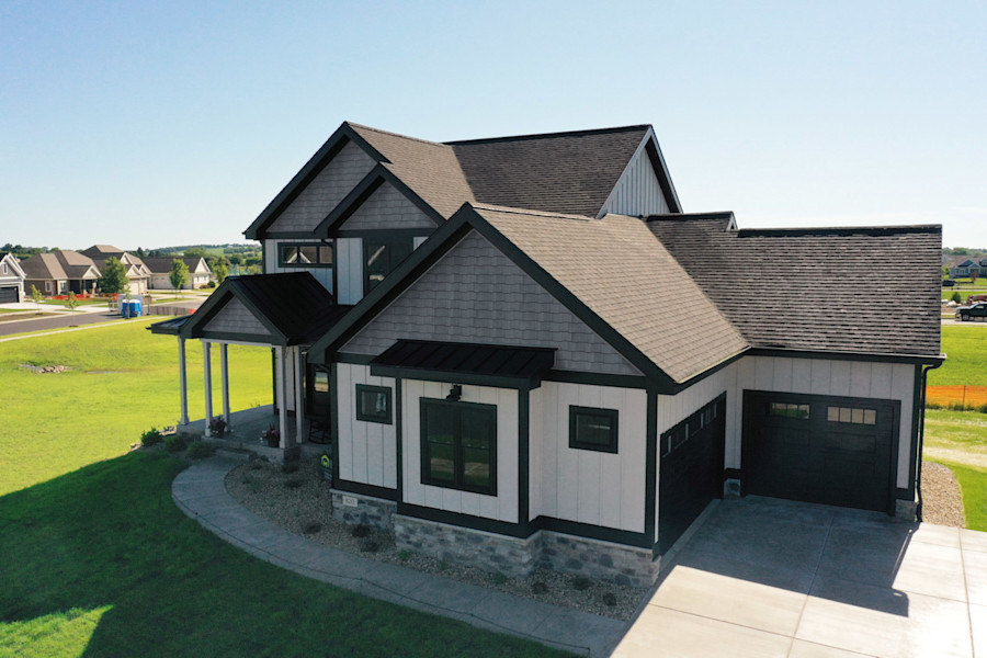Image of a home with board and batten