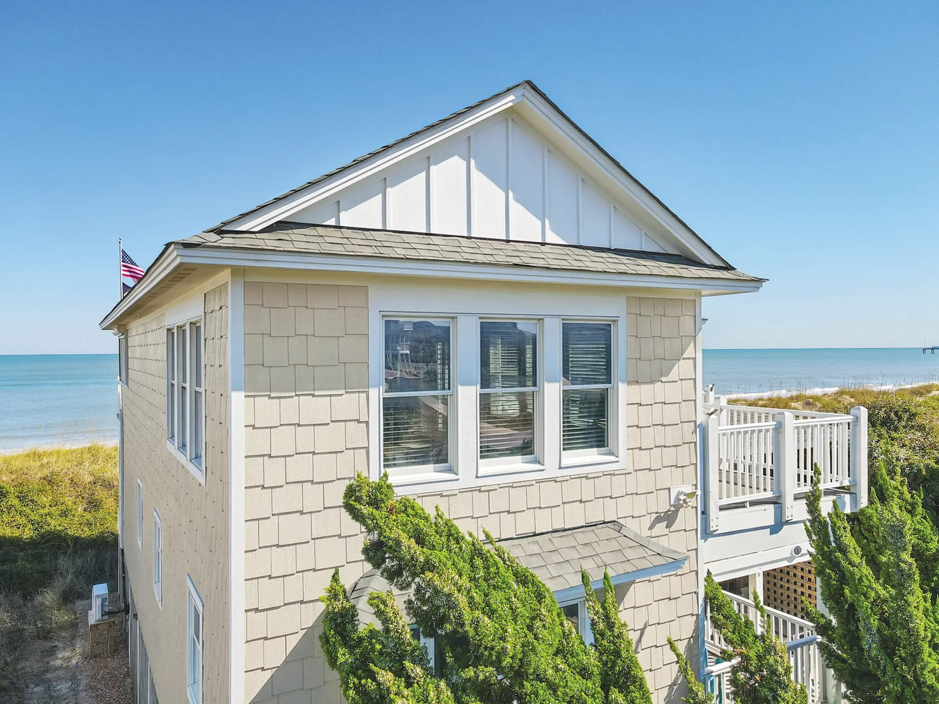 Close up image of Sand Dunes on a coastal beach home