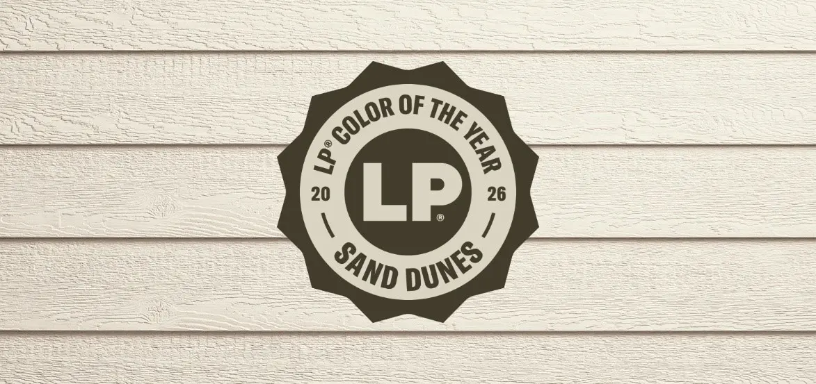 LP Building Solutions Unveils 2026 Color of the Year: Sand Dunes