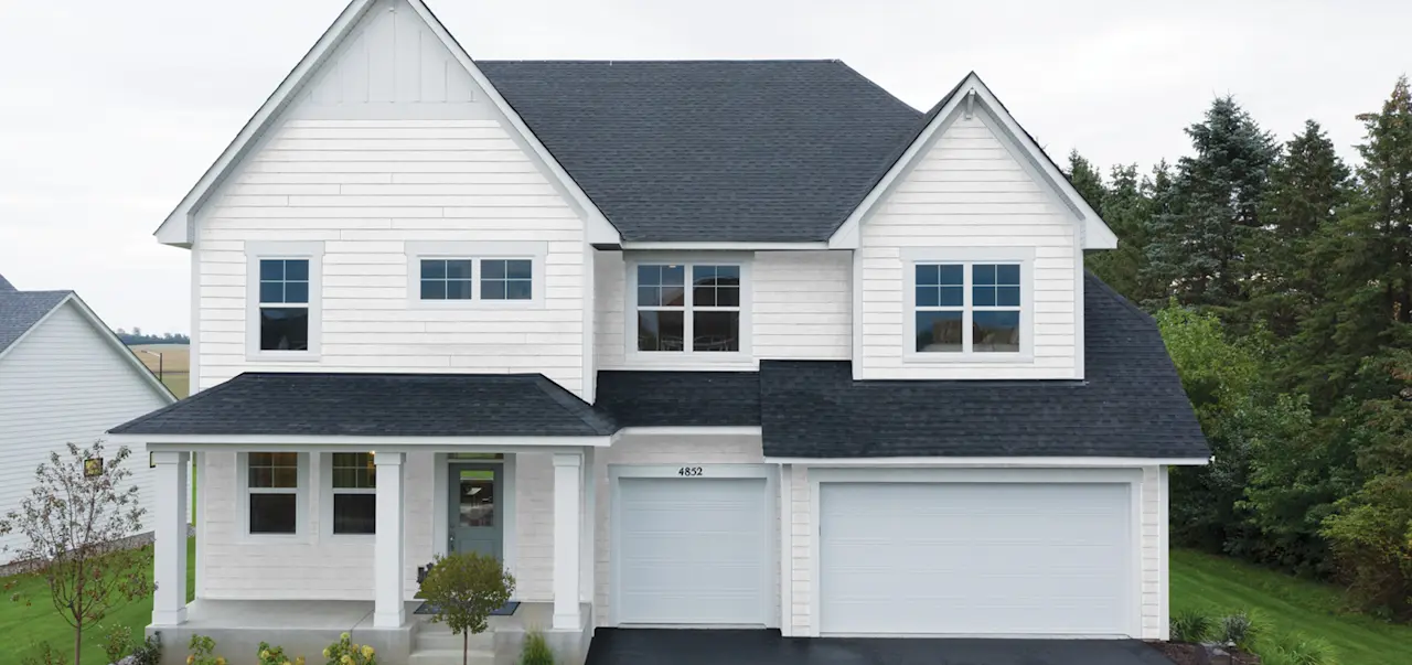 color picker house snowscape white
