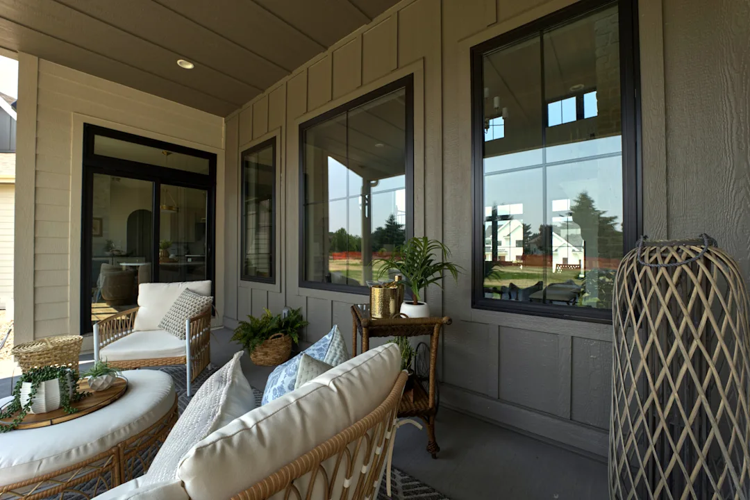 image of siding on a home with big windows