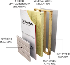 Couches d'un assemblage LPB/WPPS 60-01