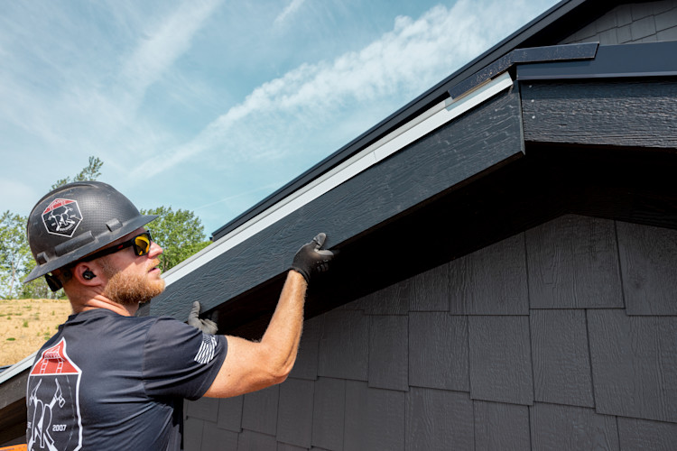 LP SmartSide trim and fascia detail