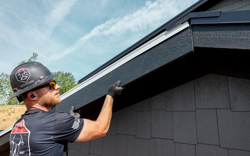 LP SmartSide trim and fascia detail
