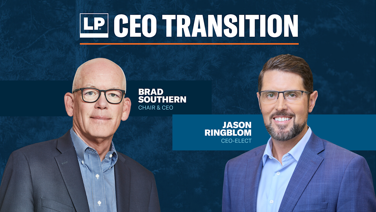 LP Building Solutions Announces CEO Transition Plan