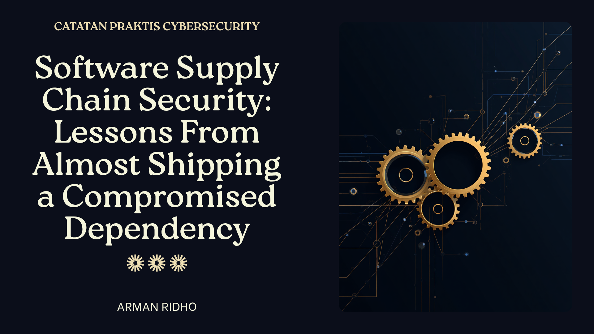 Keamanan Supply Chain Software - Hero Image