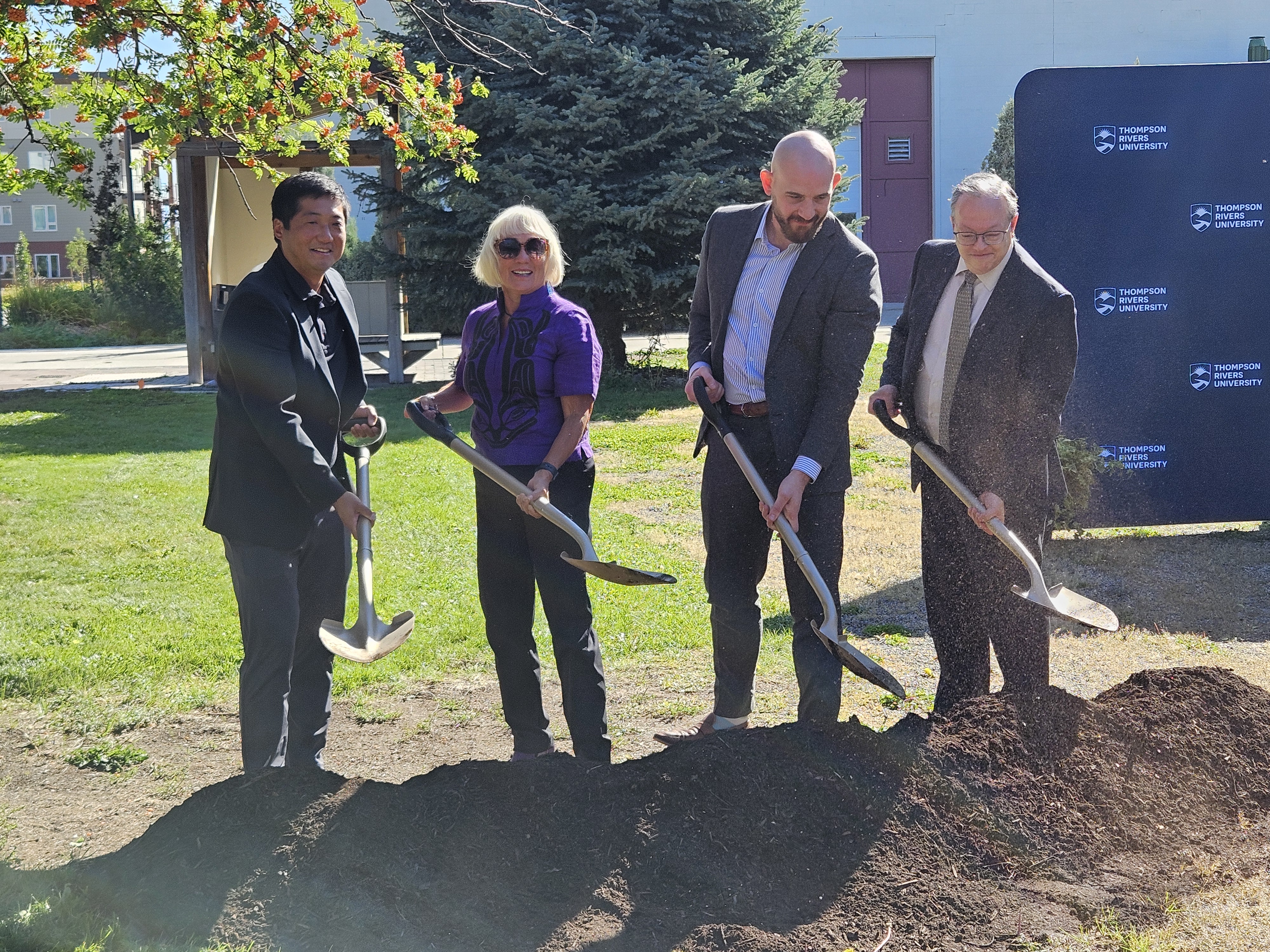 Groundbreaking ceremony at TRU with Creative Energy