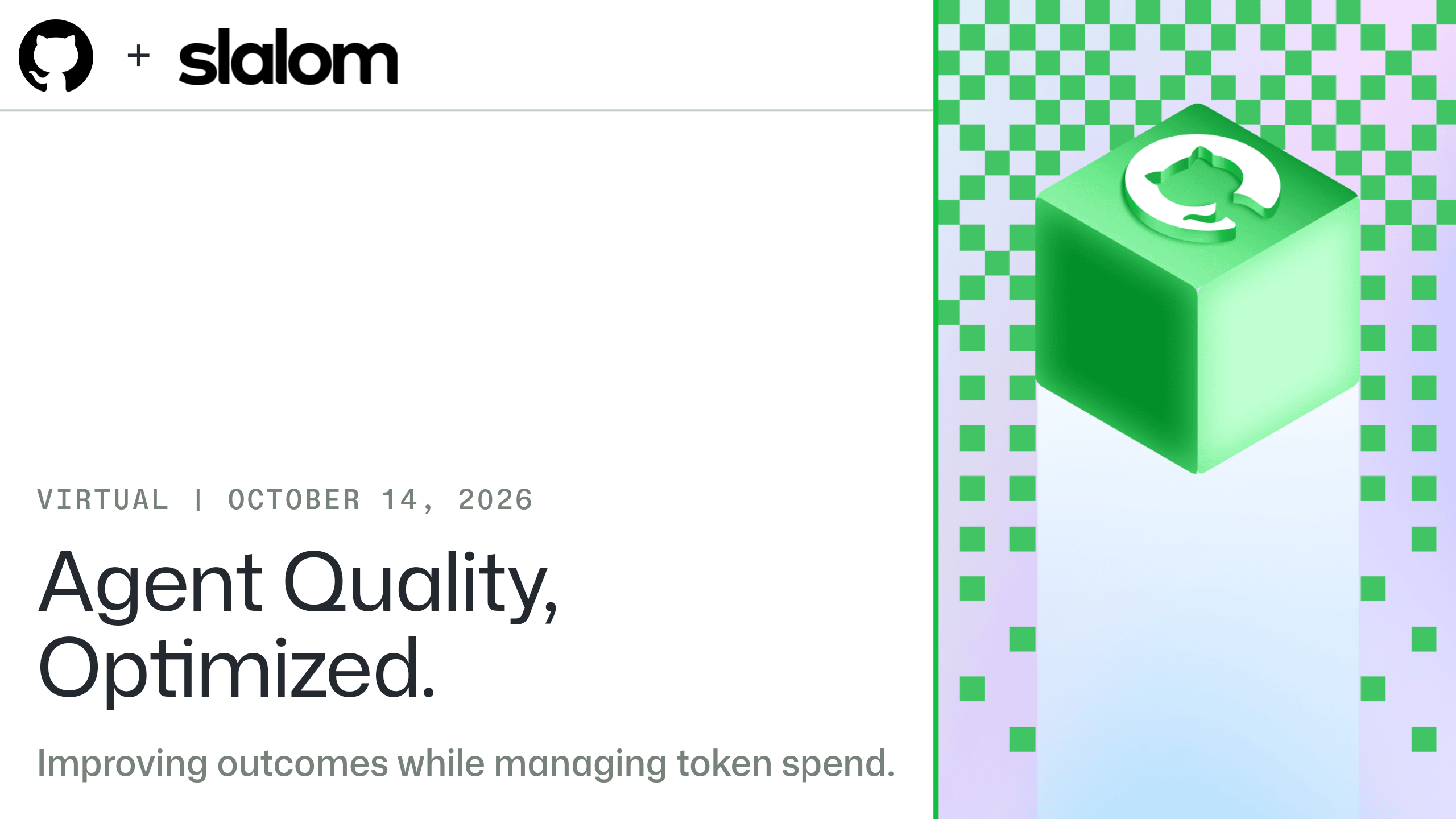 Agent Quality, Optimized: Improving Outcomes While Managing Token Spend