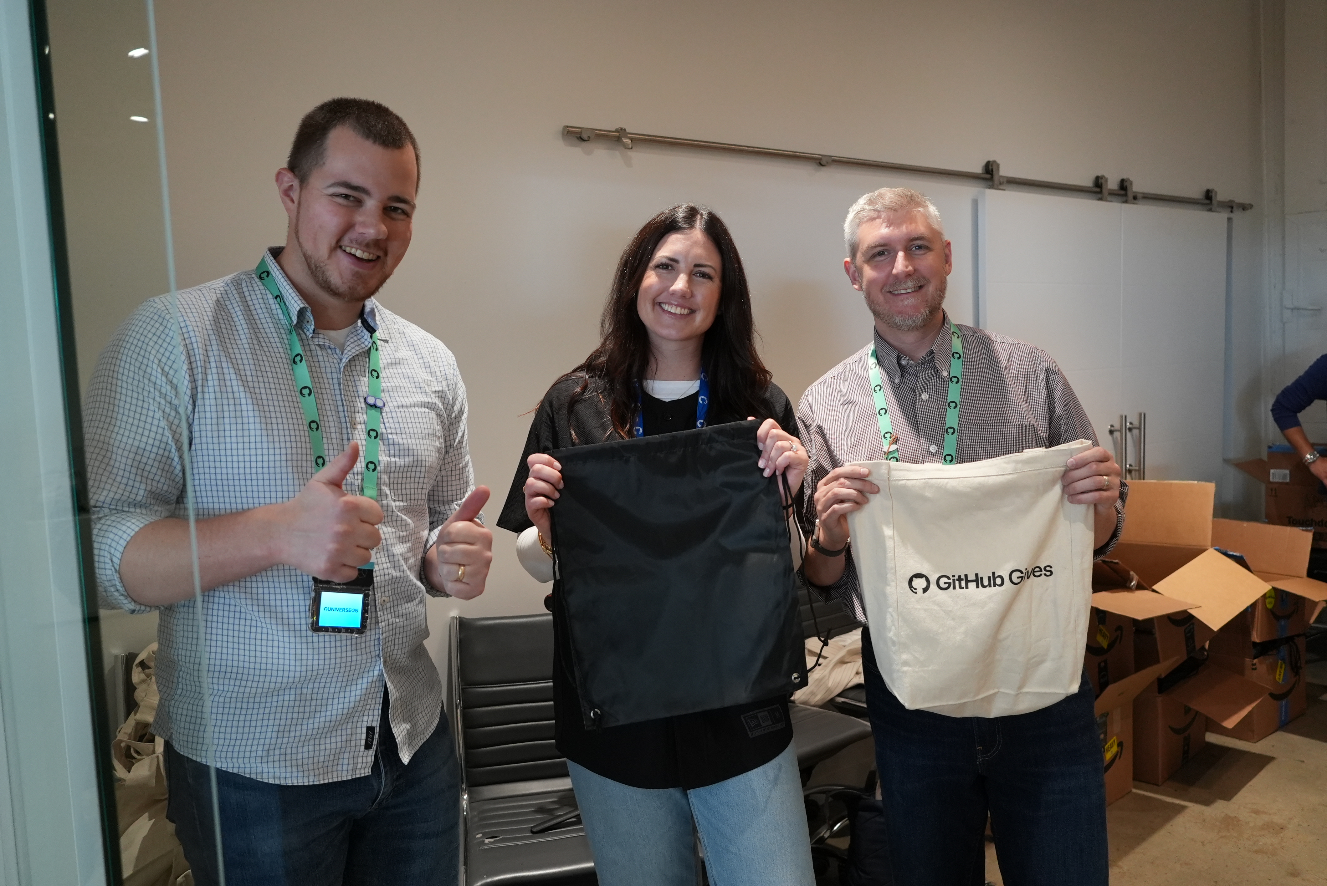 Xebia Cares team at our GitHub Gives volunteer event