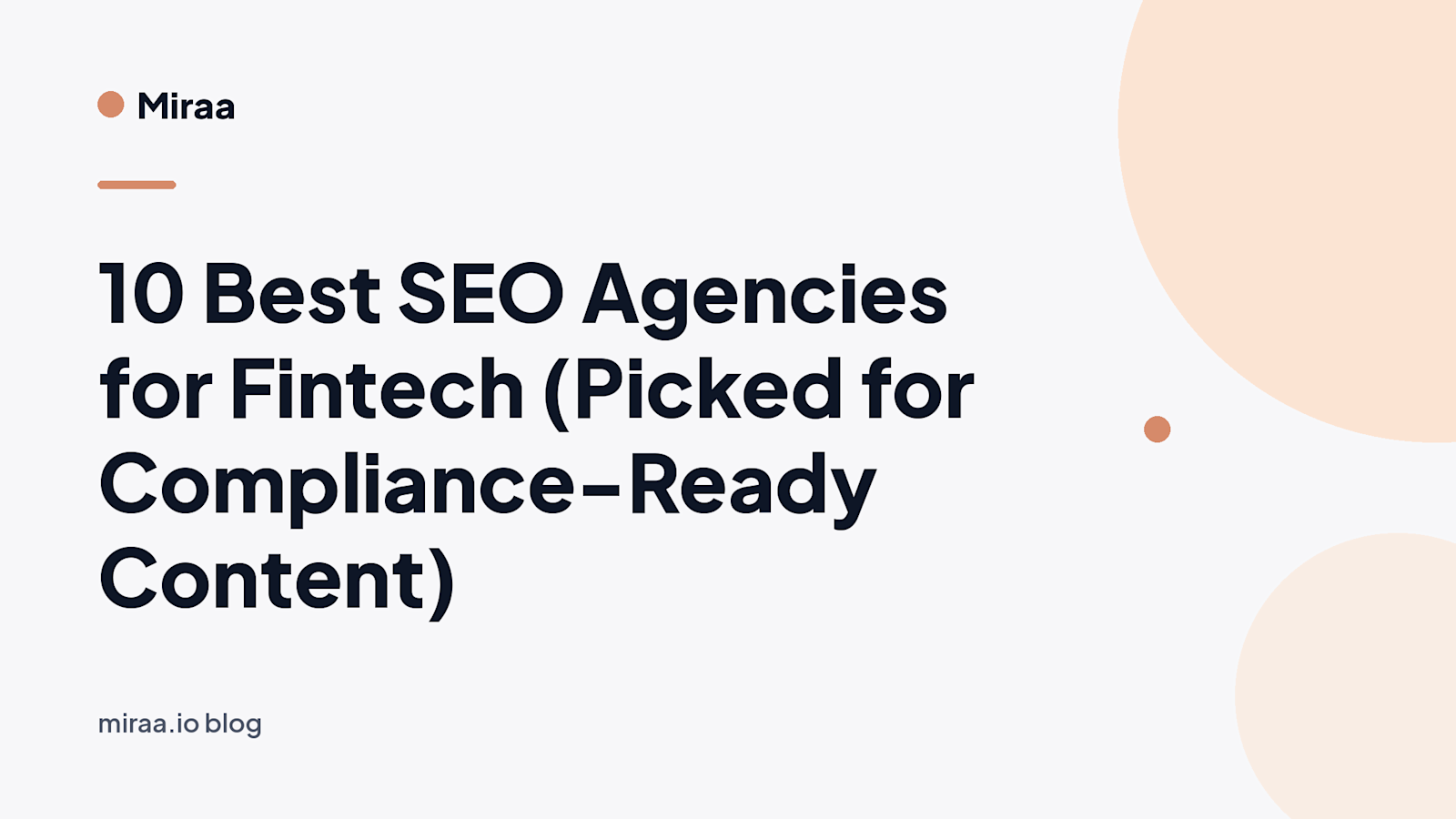 10 Best SEO Agencies for Fintech (Picked for Compliance-Ready Content) (banner v2)