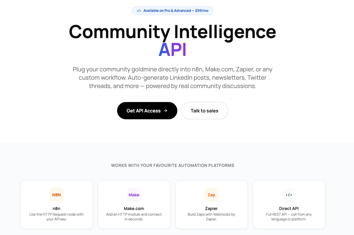 Communitytracker API
