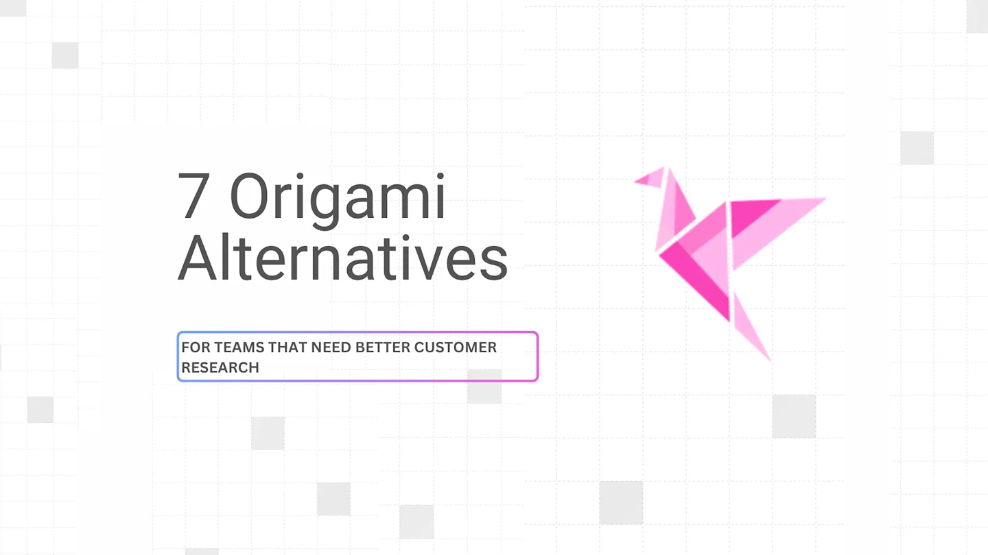 Origami Alternatives
