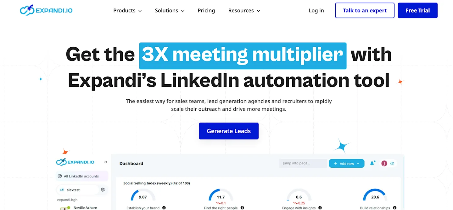 Expandi Homepage