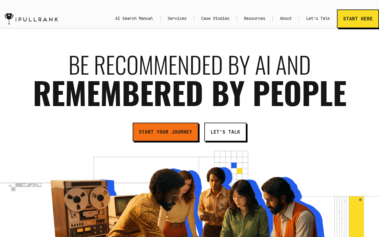 iPullRank homepage screenshot