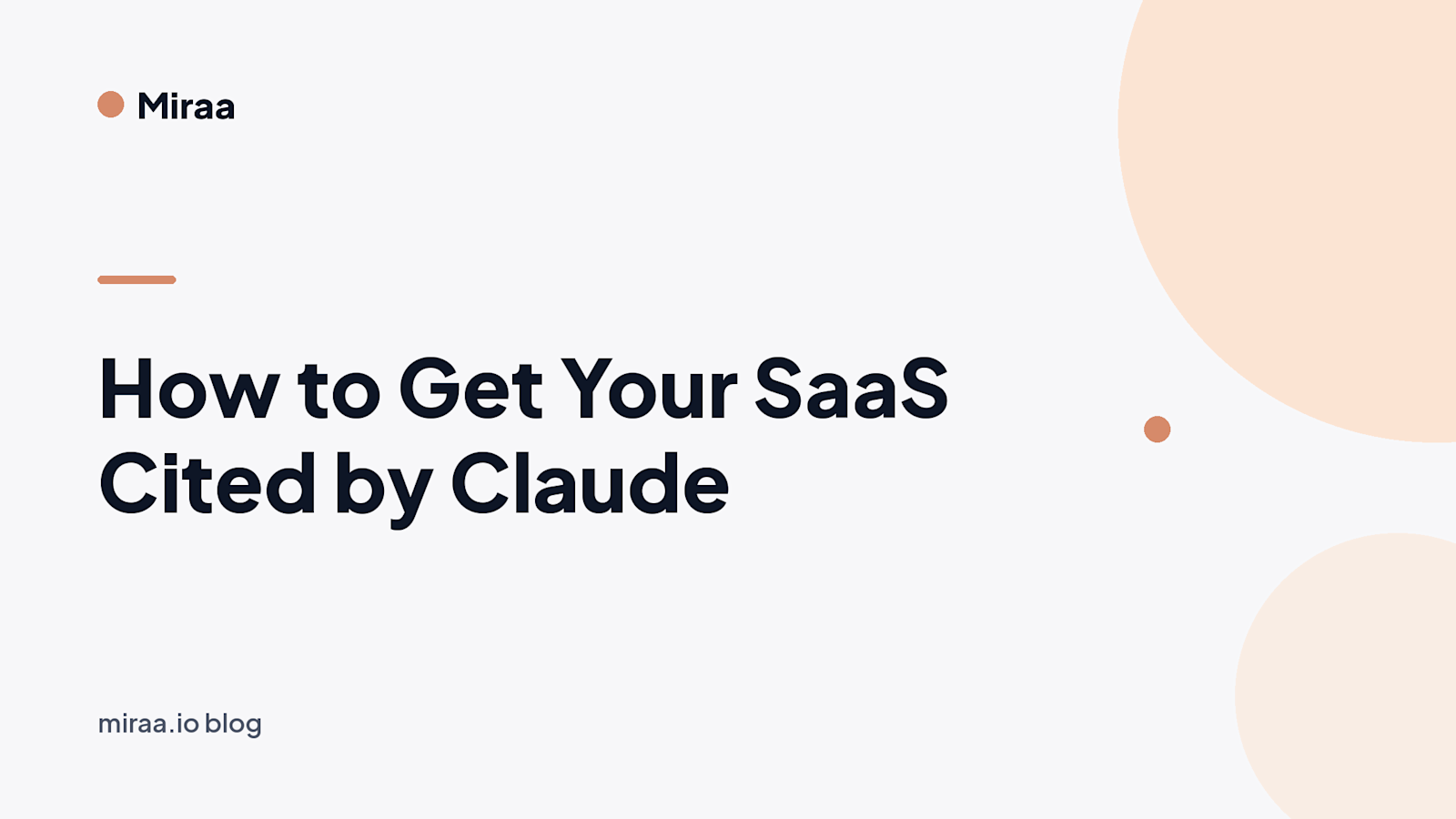 How to Get Your SaaS Cited by Claude (banner v2)