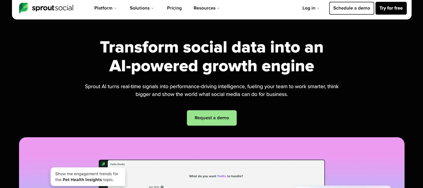 Sproutsocial homepage MCP