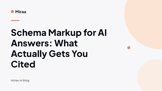Schema Markup for AI Answers: What Actually Gets You Cited (banner v2)