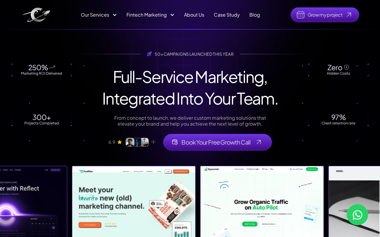 Ballistic Media homepage screenshot