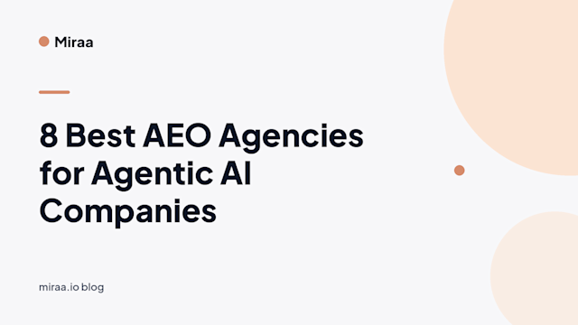 8 Best AEO Agencies for Agentic AI Companies (banner v2)