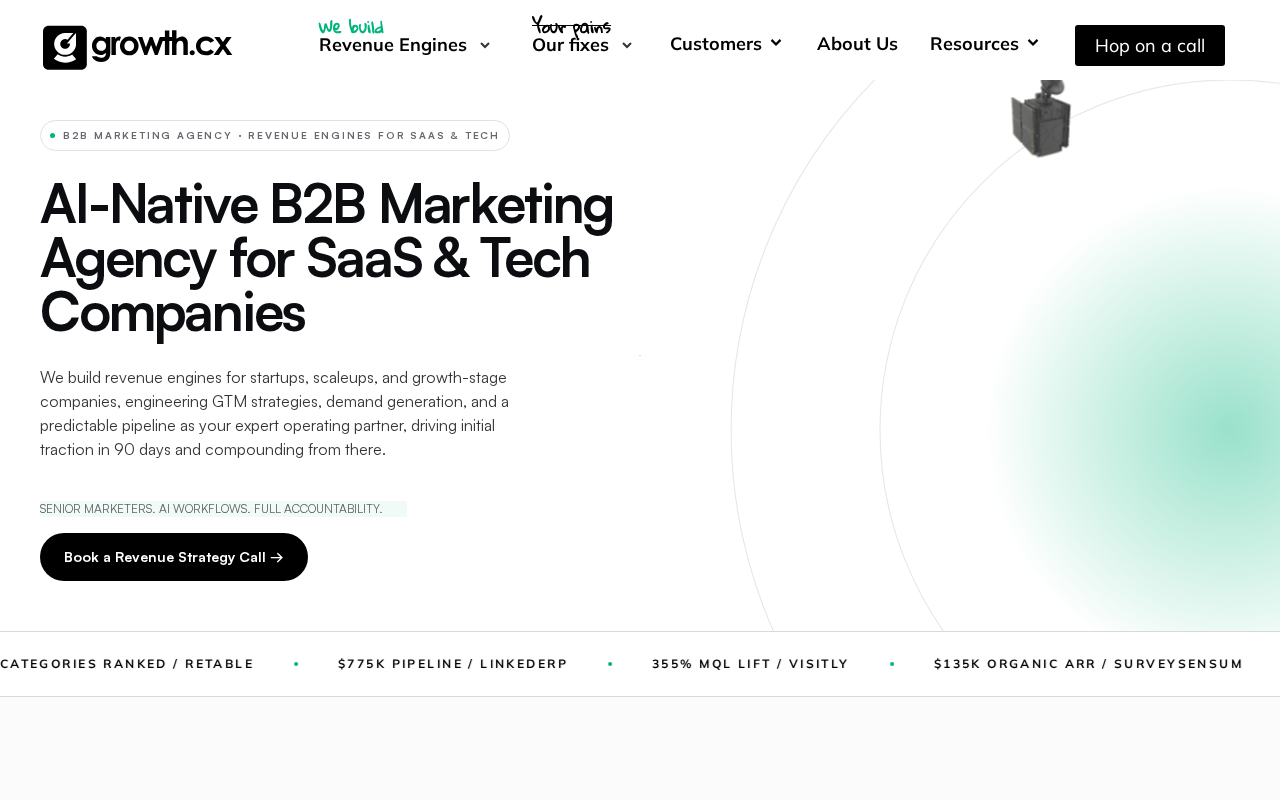 growth.cx homepage screenshot