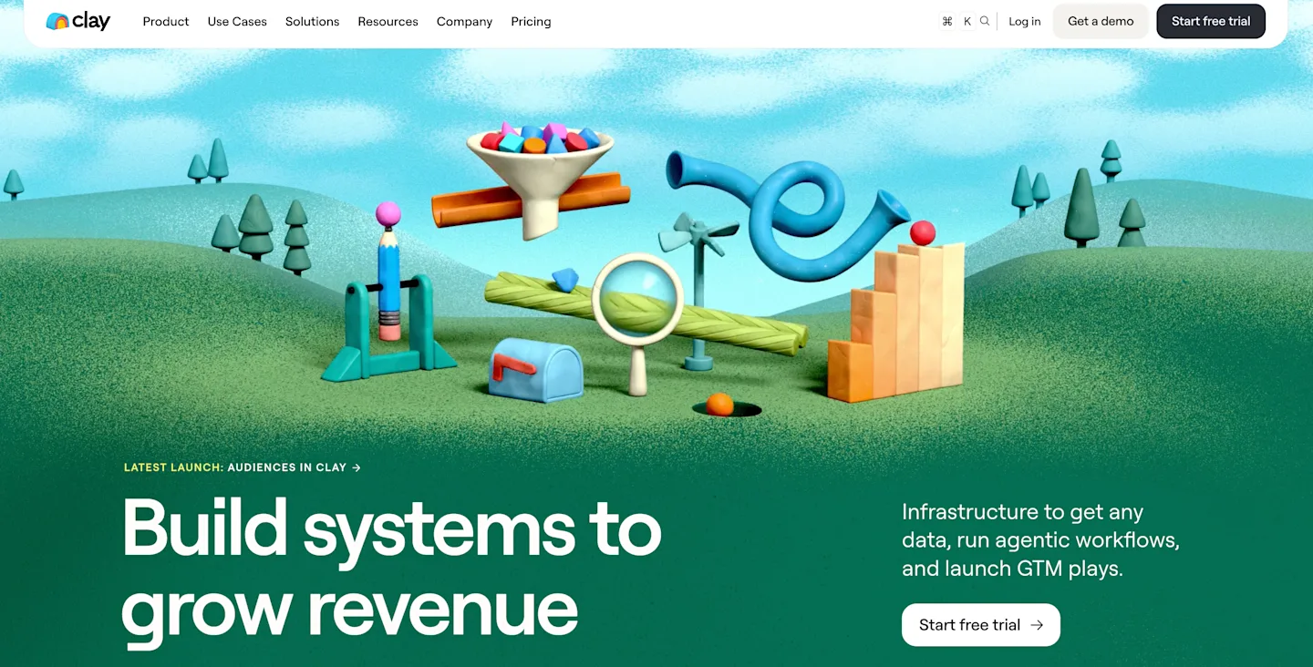 Clay homepage