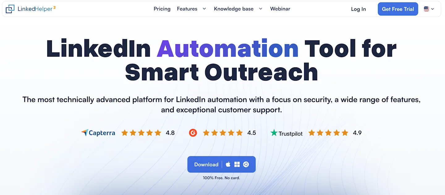 Linked helper homepage