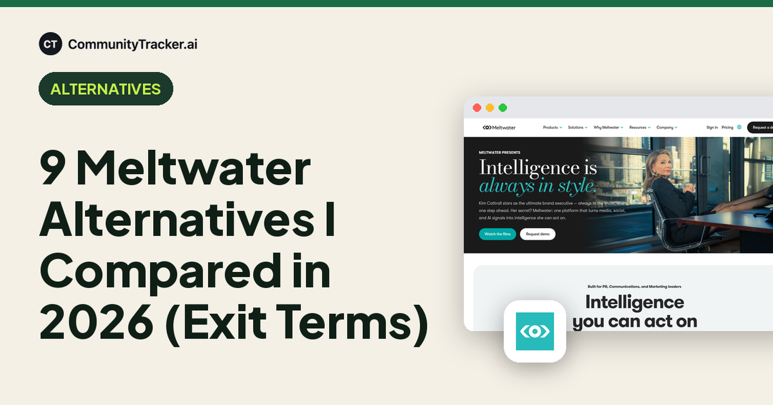 9 Meltwater Alternatives I Compared in 2026 (Exit Terms)