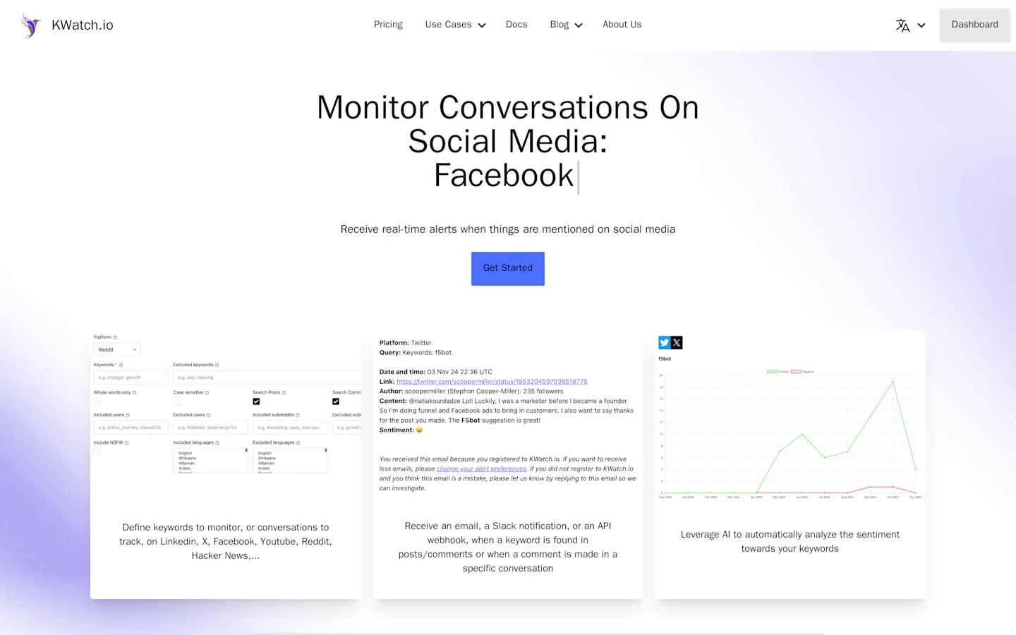 KWatch free plan limits for Reddit and Hacker News alerts