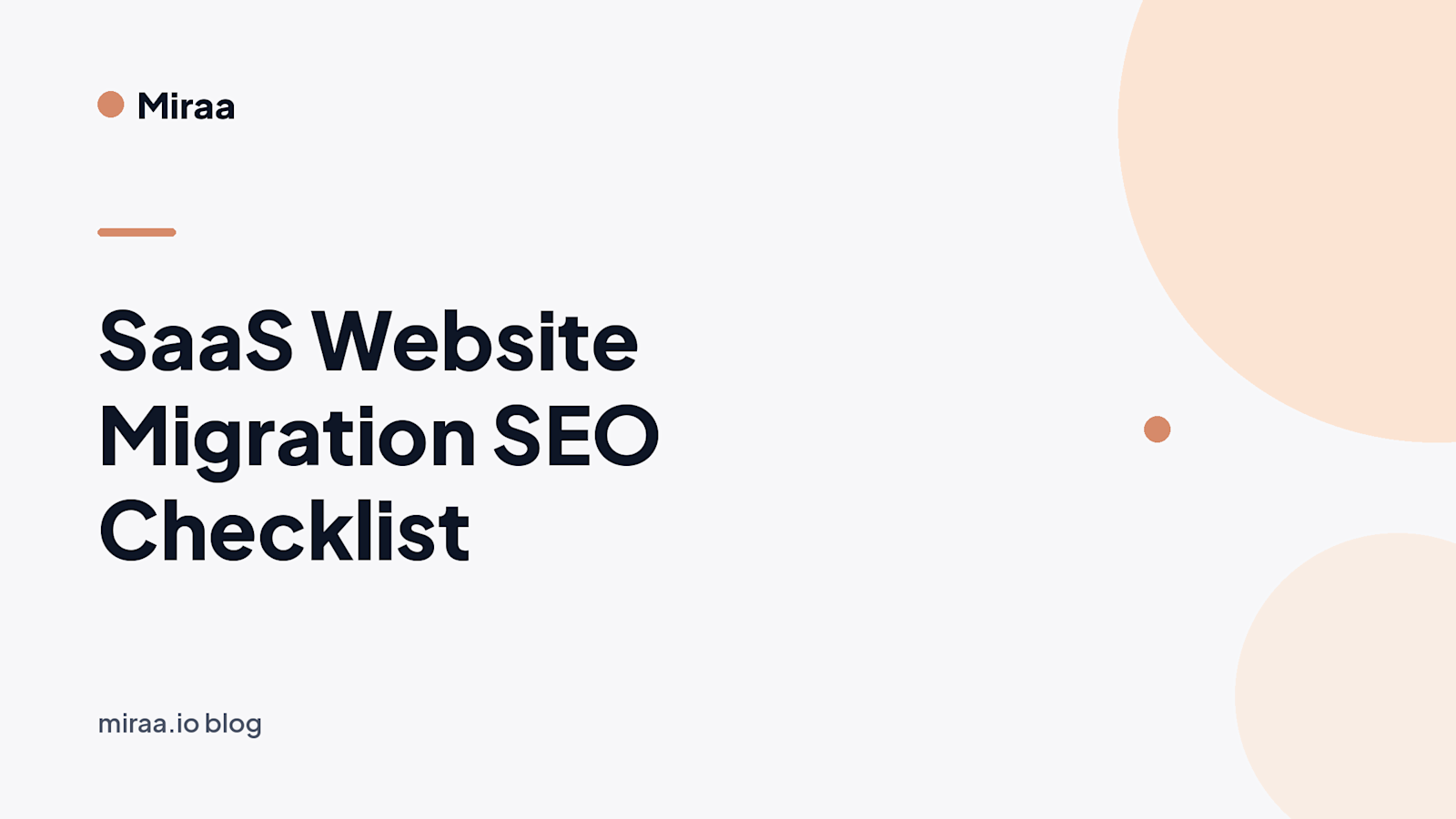 SaaS Website Migration SEO Checklist: Keep Rankings and AI Citations Through a Redesign or Domain Move (banner v2)