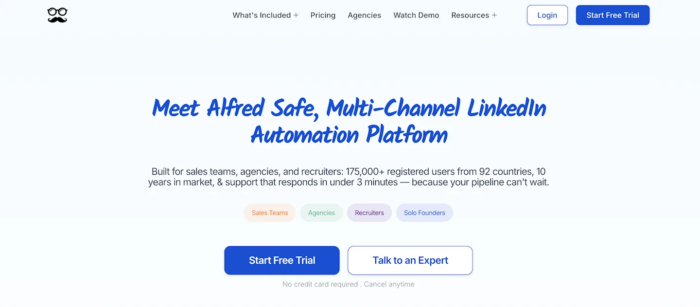 Meetalfred Homepage