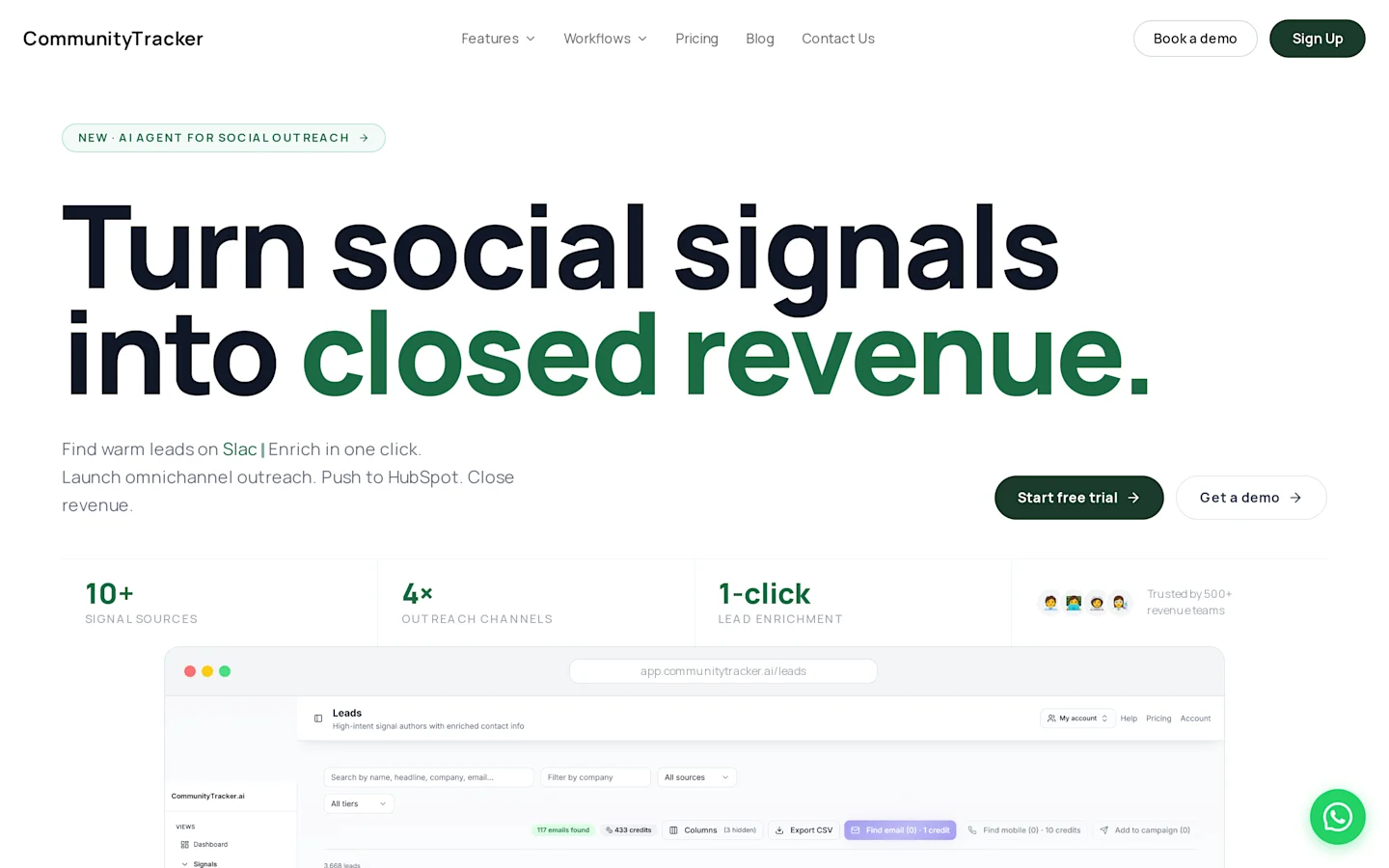 CommunityTracker buyer-signal workflow across eleven public platforms