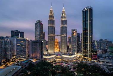 Twin towers in Malaysia