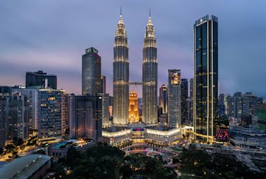 Twin towers in Malaysia