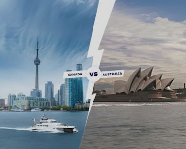 Canada vs Australia blog banner