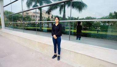 Article banner showing the title ‘From Gurgaon to Melbourne: Why Saloni Says Planning Ahead Made All the Difference’ with Saloni standing outside a modern building."
