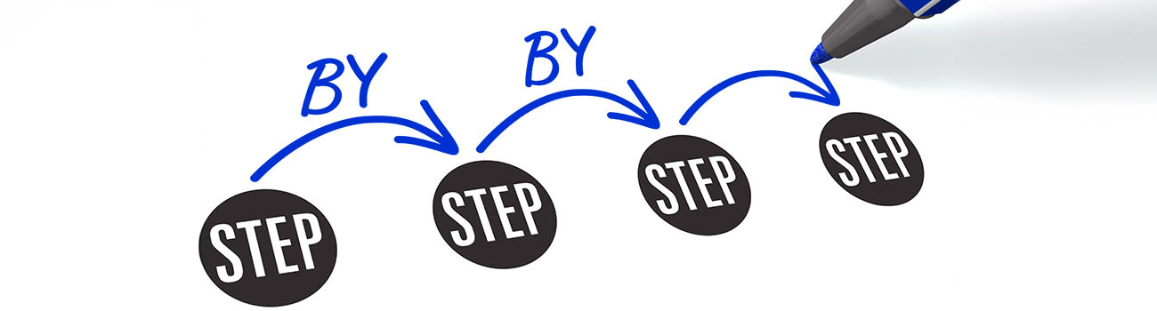 Step by step concept