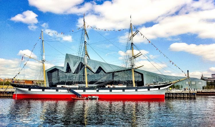 Uniquely designed building at Glasgow 