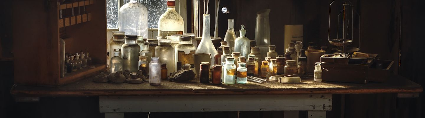 Medicine kept in different bottles