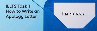 Blue background, I'm sorry written on a note in an envelope - How to write an apology letter