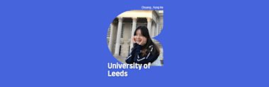 Student applied for UK University and sharing banner