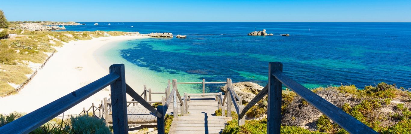 a beach in perth