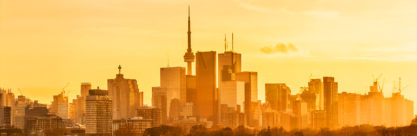 Toronto Skyline Sunset