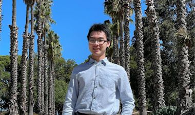 A casual photograph of Quang, IDP student alumni from Vietnam