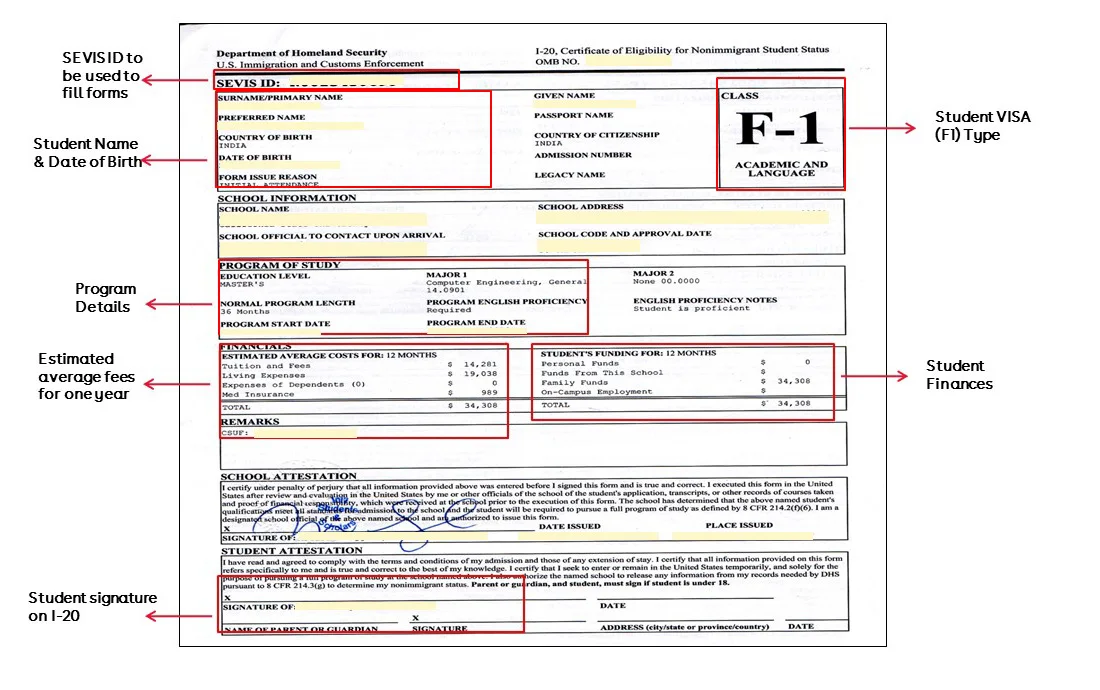 Form I-20
