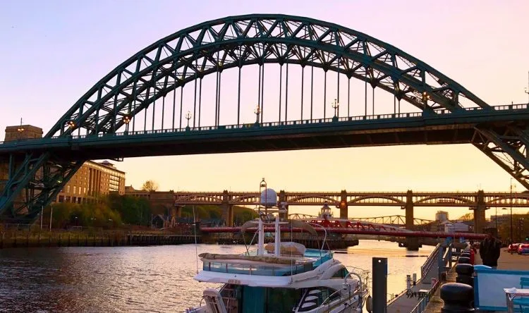 A famous bridge at Newcastle