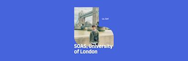 Student applied for UK University and sharing banner